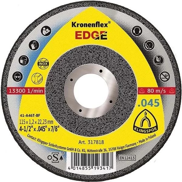 Disc pe metal 125*1.6 Kronenflex