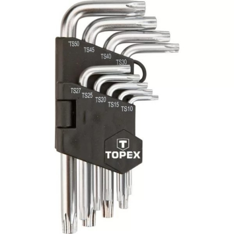 Cheie Torx TS10-50. set 9 buc. Topex